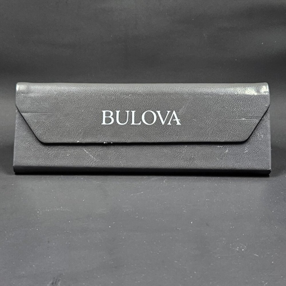 Foldable Bulova Case for Eye Wear Eye Glasses Sun Glasses
